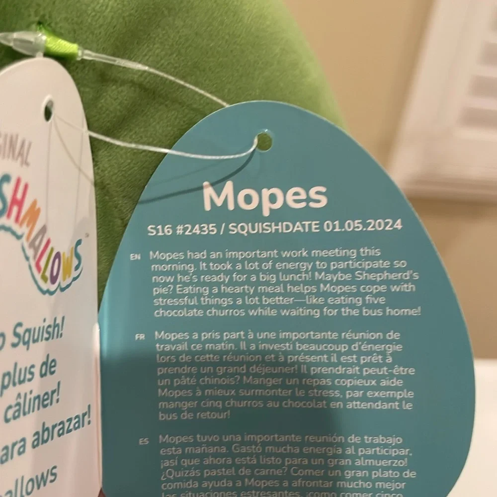 ⚡️NWT 16” Mopes the Alligator Squishmallow - Picture 6 of 6